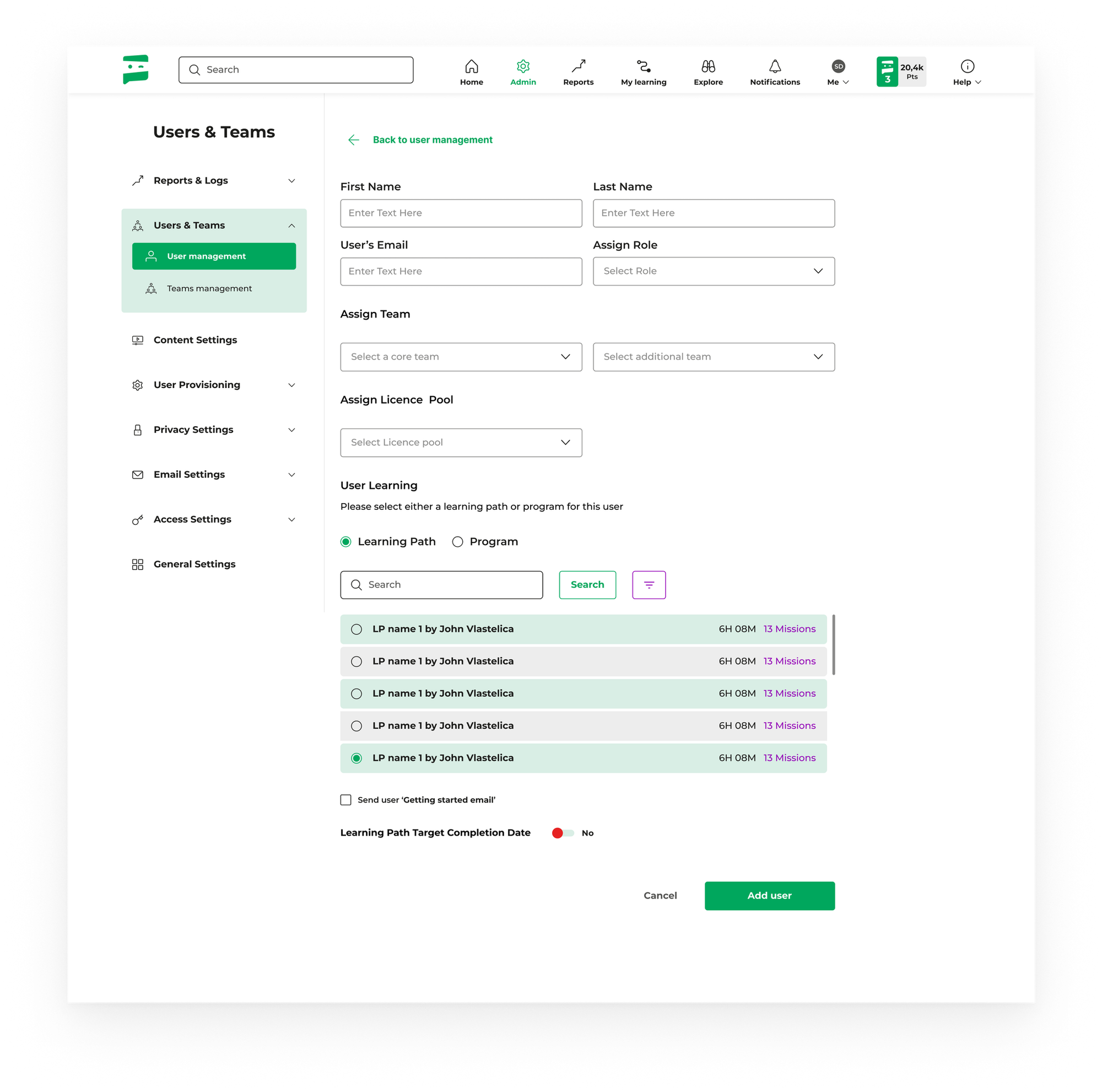 High-Fidelity Dashboard Preview 4