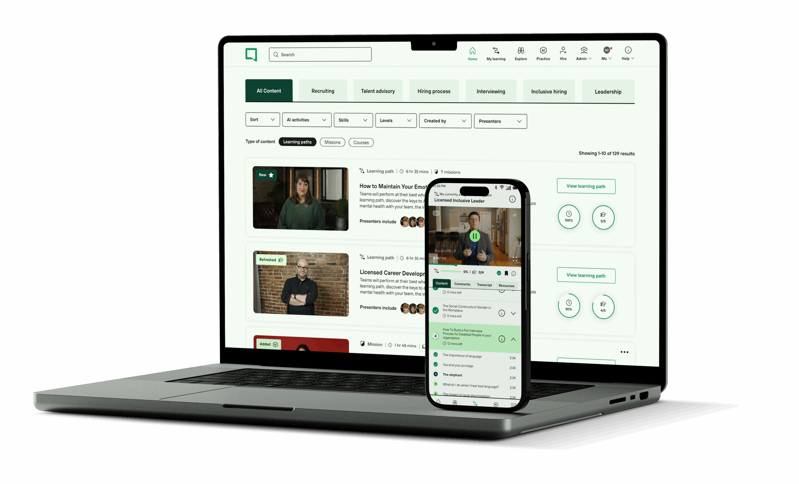 SocialTalent: Enterprise Dashboard Strategy
